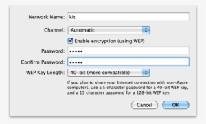 I Have Internet Sharing Enabled - Apple Button