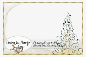 Gold Lines - Christmas Tree Tile Coaster