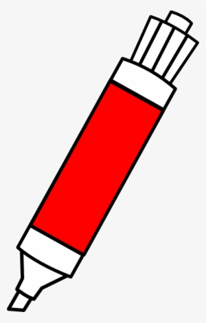 Red Dry Erase Marker Clip Art At - Marker Clip Art