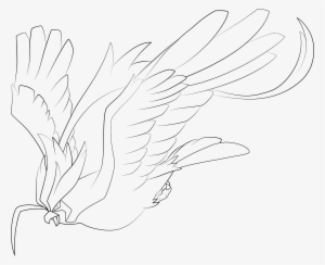 Mega Pidgeot Line-art By Alcadeas1 - Pokemon Mega Pidgeot Coloring Pages