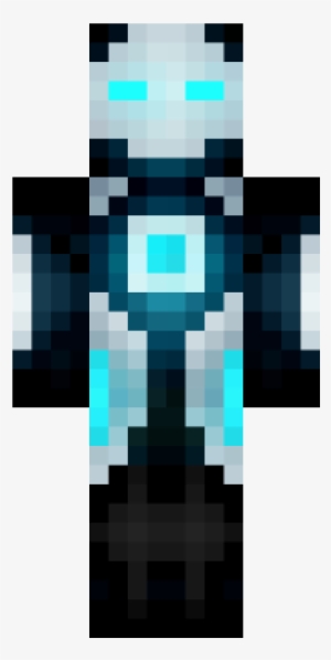 Alpha User - Blue Robot Skin Minecraft