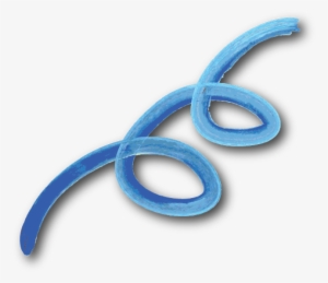 Red Streamer - Electric Blue