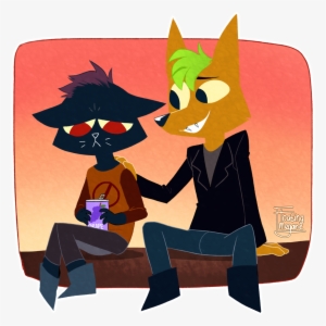High-res - Night In The Woods Mae X Greg