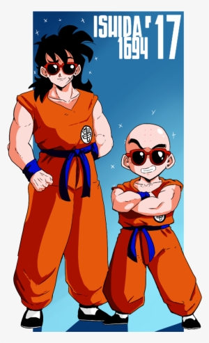 Yamcha Y Krillin Con Gafas De Sol De Maestro Roshi - Dragon Ball Z