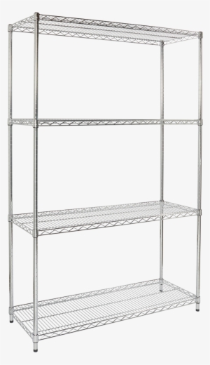 Chrome Industrial Post Shelving - Shelf