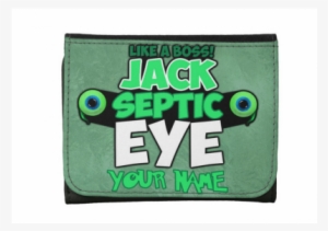 Small Faux Leather Wallet Jack Septic Eye Jacksepticeye
