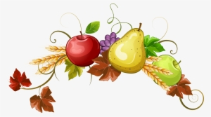 Fall Border Clipart Png Download - Clip Art Fruit Borders