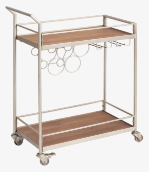 Metal And Wood Geneva Bar Cart By World Market