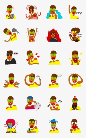 Sell Line Stickers Very Sexy Silly Girl New Type