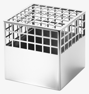 Georg Jensen Matrix Cube Stainless Steel Vase