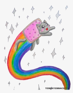 Nyan Cat 63 - Nyan Cat Drawing Png