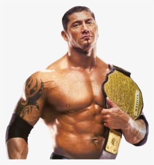 Batista Wwe Championship Png Image Background - Batista World Heavyweight Champion Png