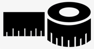 Measuring Tape Rolled Vector - Cinta De Medir Icono