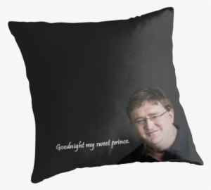 Svg Images Of Gabe Newell Pillow Spacehero Sweet - Throw Pillow