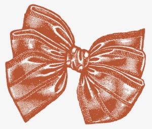 I've Posted The Original Bow Illustration Over At Digital - Vintage Bow Png