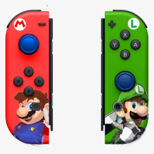 Fan Artmario & Luigi - Nintendo Switch Joy Con Mario And Luigi