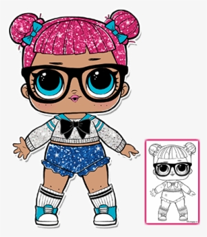 Color Your Favorite Lol Surprise Doll - Lol Surprise Teachers Pet Glitter