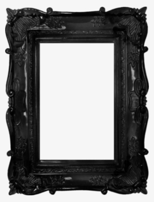 Vintage Black Frame Png Psd Detail - Old Picture Frame Black