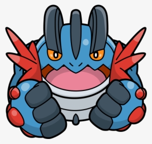 Mega Swampert As Seen In Pokemon Shuffle - Mega Swampert Pokemon Shuffle