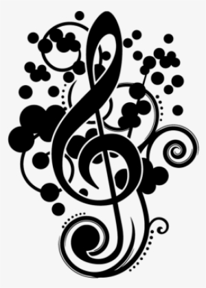 Treble Clef - Highest Quality Wall Decal Stickers