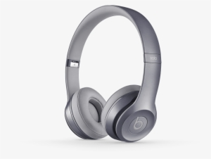 Headphone Transparent Beats Solo Jpg Black And White - Beats Solo2 On-ear Headphones - Stone Grey