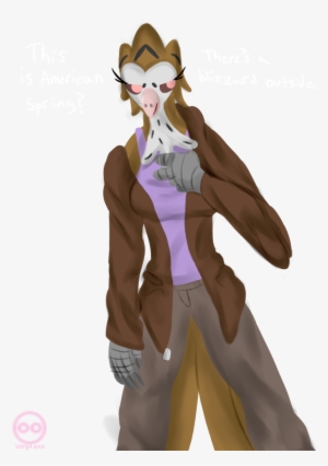 Cold Birb - Cartoon