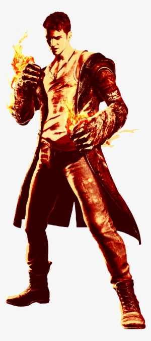 Danteeryx Psd Jpgcopy2 - Devil May Cry Protagonists