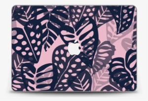 Tropical Plants Army - Tropical Leaves In Navy & Magenta Backpack