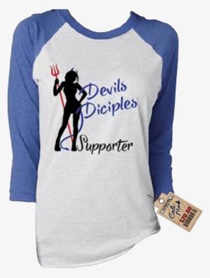 Pitch Fork Ladies Long Sleeve Supporter T-shirt - Next Level Humble And Kind Tri-blend Unisex 3/4 Raglan