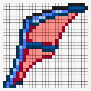 Zubat Wing Perler Bead Pattern / Bead Sprite - Visual Arts