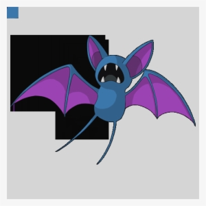 Zubat By Million Zubat Clipart - Cartoon