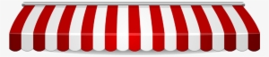 Awning Vector Striped Transparent Stock - Red Striped Awning Png