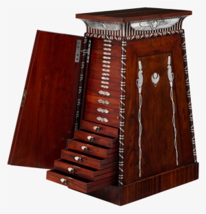 Legs, Base And Shelf Of Yew Wood