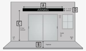 Awning 1) You'll Need To Have An Estimated Size Of - Diagram