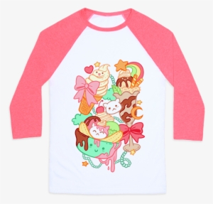 Cute Cat Sundae & Kawaii Ice Cream - Kawaii Ice Cream Cat