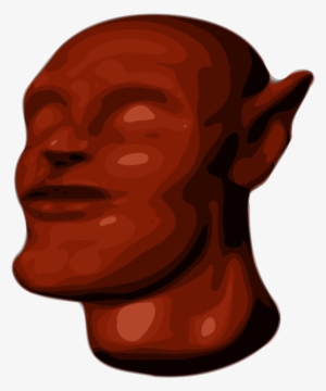 This Free Clipart Png Design Of Am Alien Head 3