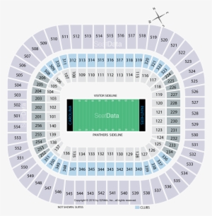 Click Section To See The View - Thomas And Mack Seating Chart