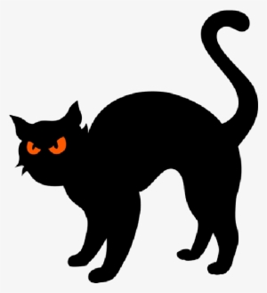 Black Halloween Black Cat - Black Cat Clipart Halloween