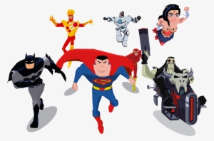 Justice League Action Run - Justice League Clipart Png