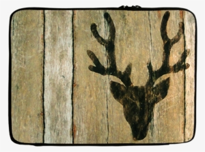 Deer Head, Laptop Case - Antler