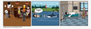 Shark Attack - Cartoon