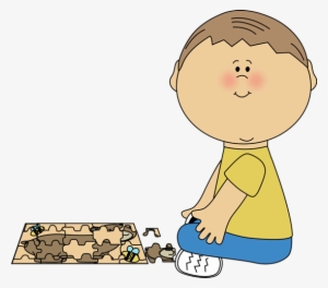 School Kids Clip Art - Clipart Kids Puzzle