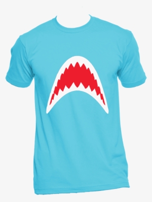 Shark Jaws Shirt Turquoise Aa2001 Original - Bike Pyle Unisex T-shirt