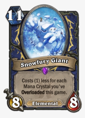 Mana Crystals - - Hearthstone Snowfury Giant