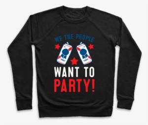 We The People Want To Party Pullover - Pennywise X Mr Babadook