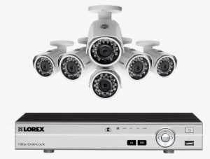Hd 1080p Surveillance System With 6 Outdoor Security