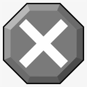 Black Octagon Icon - Warning Png