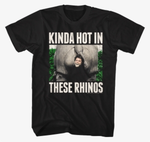Kinda Hot In These Rhinos Ace Ventura T-shirt - Van Halen 1978 Tour Shirts