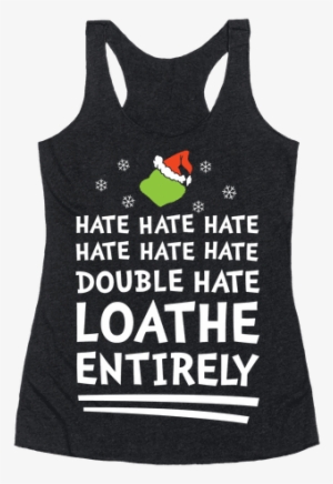 Loathe Entirely Racerback Tank Top - Slay Gay