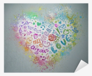 Creative Valentine Grunge Background - Motif